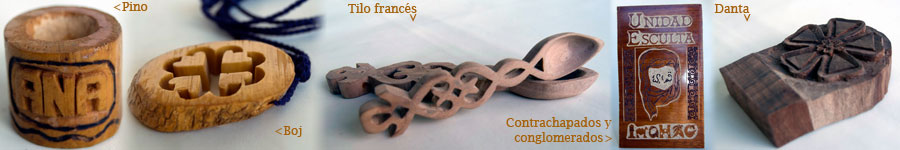 banner tipos maderas